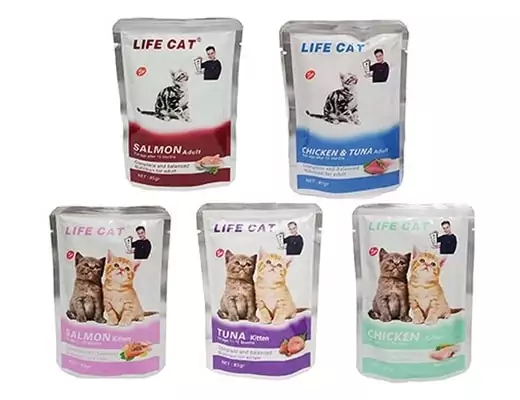 makanan kucing life cat basah - wet food