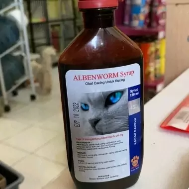 albernworm obat cacing kucing di apotik