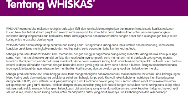 Whiskas Indonesia