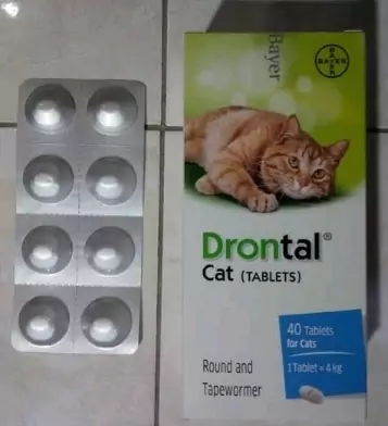 obat kucing drontal cat untuk cacingan