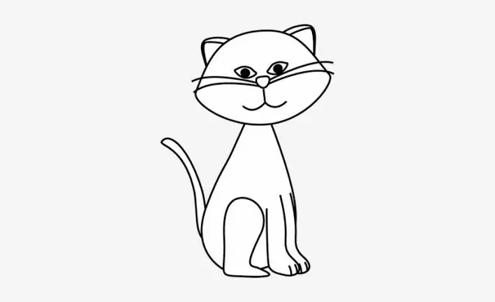gambar kucing comel hitam putih