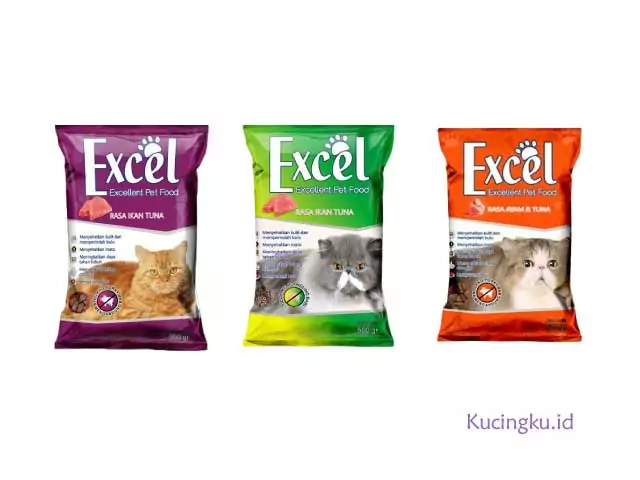Makanan Kucing Excel